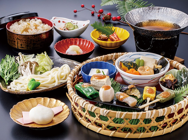 2日目昼食：一の橋天風／彩り田楽御膳（イメージ）