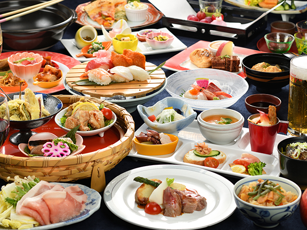 宿泊：ホテルグランメール山海荘／夕食（イメージ）