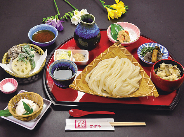 2日目昼食：うどん茶屋水沢万葉亭／榛名御膳（イメージ）