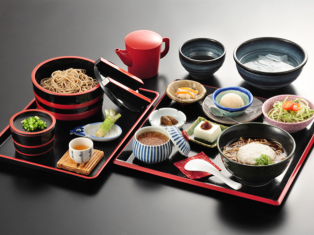 2日目昼食：そば街道 吾亦紅／銀蘭膳（イメージ）