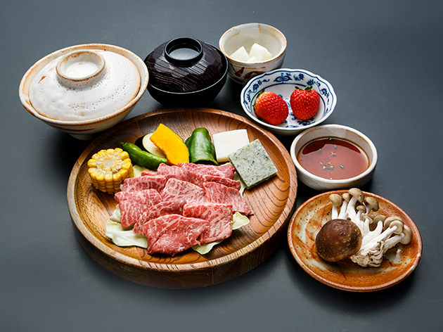 1日目夕食：常陸牛料理 ひたち野/常陸牛炭火焼Ｂ（イメージ）