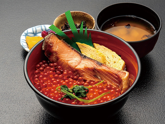 昼食：昼食海鮮処番屋/鮭親子丼(イメージ)