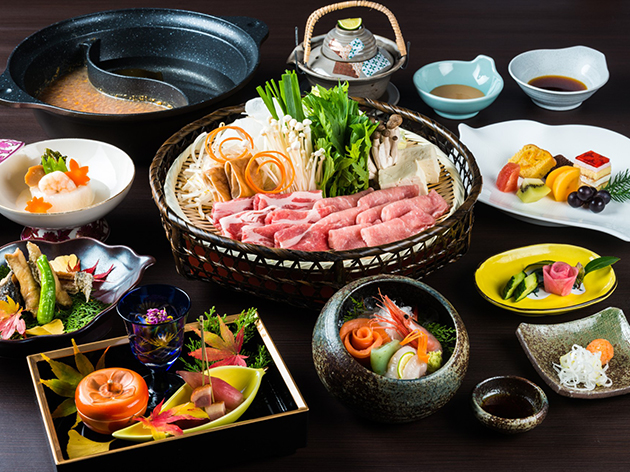 １日目夕食：草薙温泉 「高見屋最上川別邸 紅」/会席料理（イメージ）