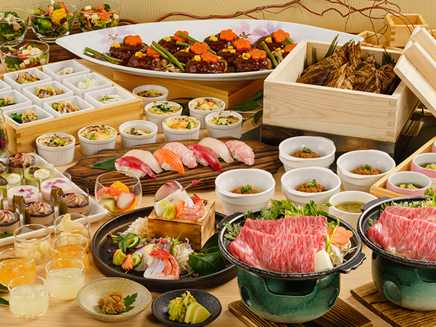 1日目夕食：ホテル清風苑/夕食ビュッフェ（イメージ）