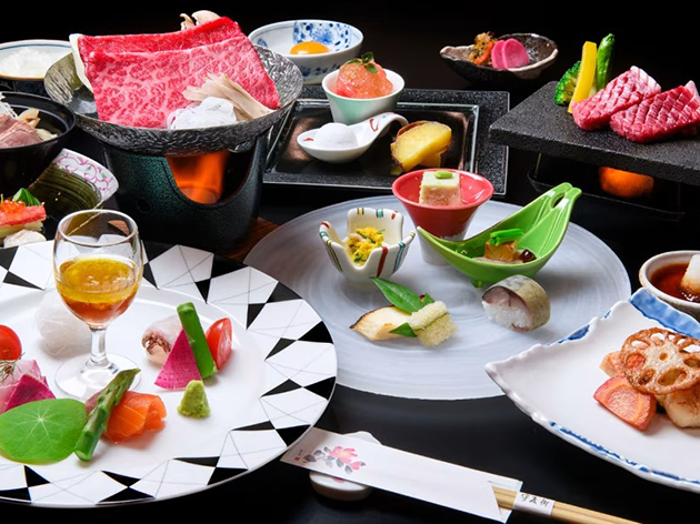 1日目夕食:上杉の御湯/会席料理（イメージ）