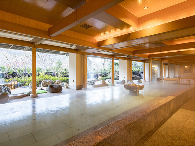 宿泊：とある温泉旅館/大浴場（イメージ）