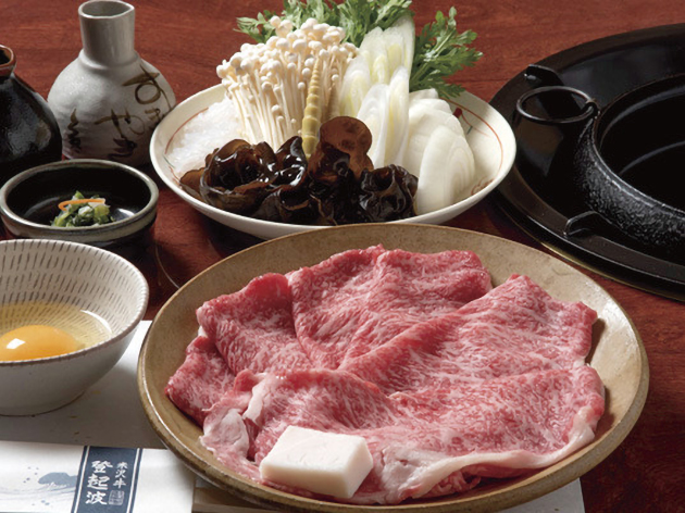 1日目夕食：米沢牛すき焼き（イメージ）