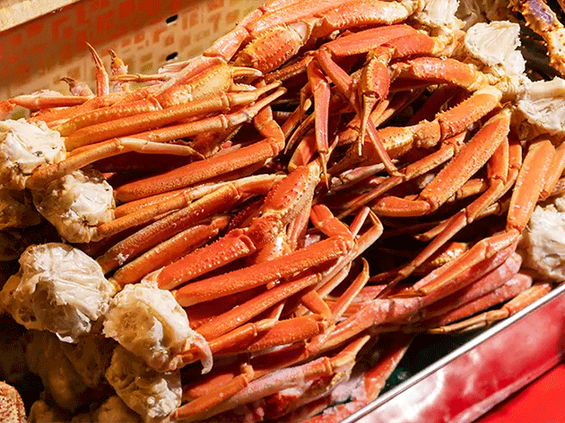 1日目夕食：海鮮バイキング難陀ズワイガニ（イメージ）