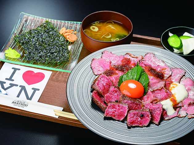 1日目昼食：山形牛ステーキと南町ローストビーフ丼（イメージ）