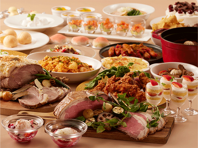 昼食：ホテル日航新潟-レストランセリーナ／ランチビュッフェ（イメージ）