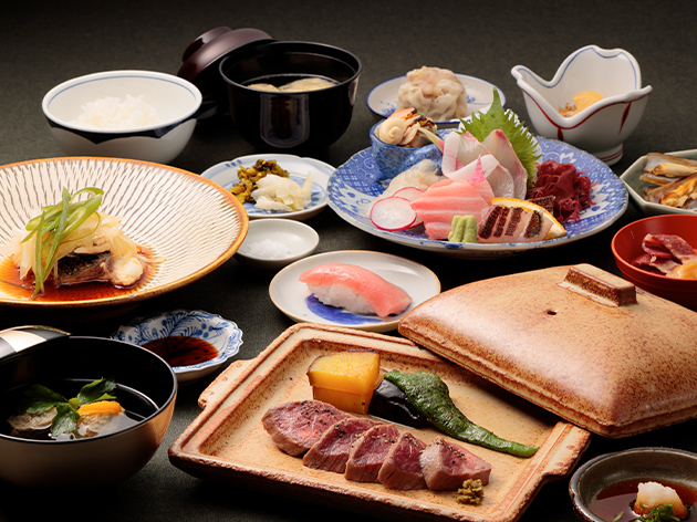 2日目夕食；五島列島リゾートホテル マルゲリータ奈良尾（イメージ）