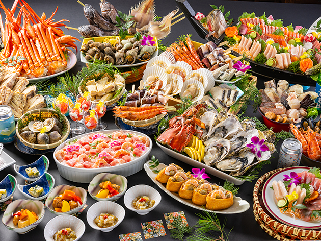 1日目夕食：休暇村気仙沼大島（イメージ）