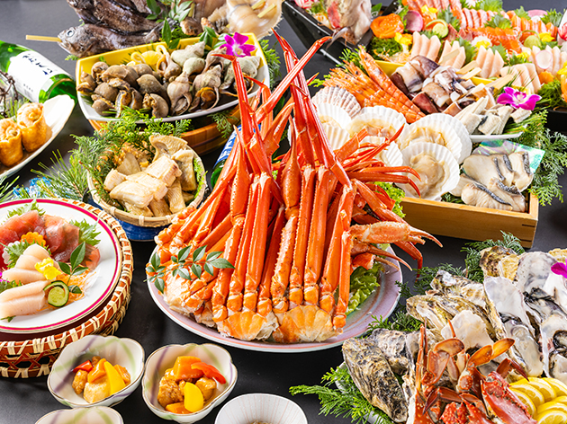 1日目夕食：休暇村気仙沼大島（イメージ）