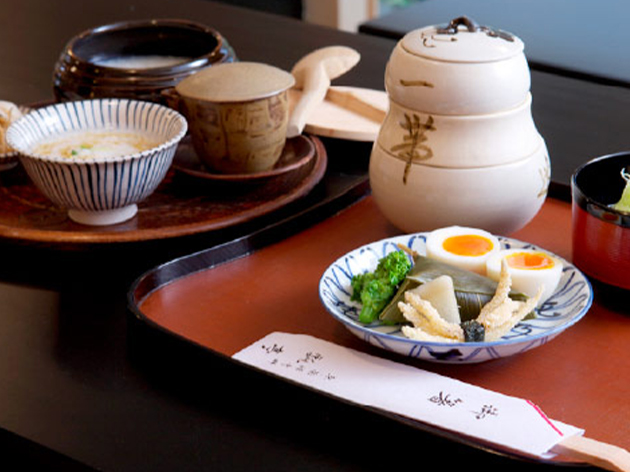 2日目朝食：瓢亭別館/朝がゆ（イメージ）