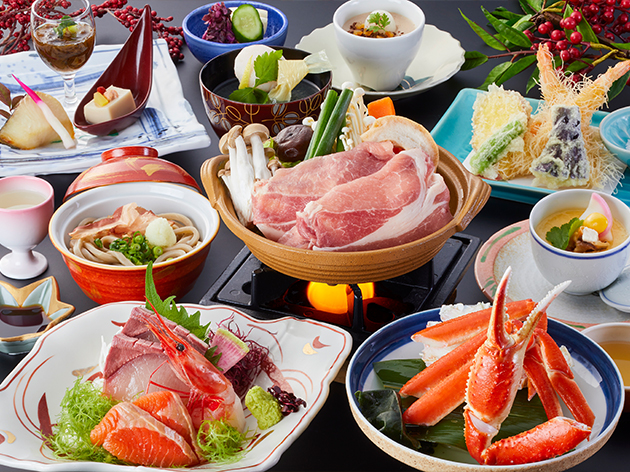 2日目夕食：ゆのくに天祥/万葉膳（イメージ）