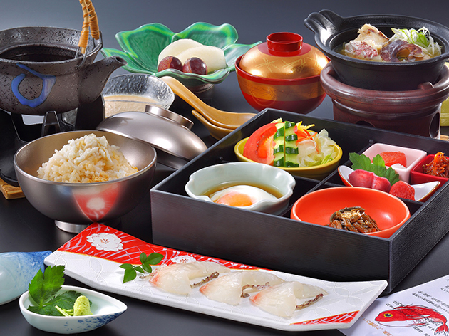あつみ温泉「萬国屋」：朝食（イメージ）